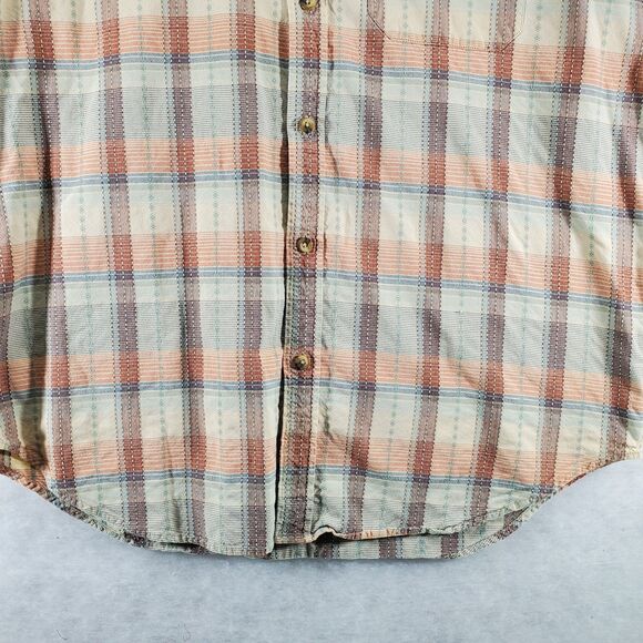 XXL The Territory Ahead Plaid Shirt Button Down Men's Long Sleeve Pocket - Picture 6 of 13